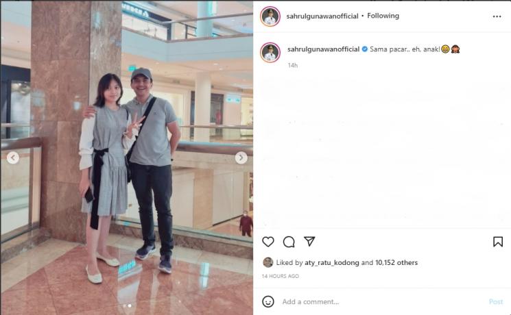 Sahrul Gunawan ungkap potret putrinya yang beranjak remaja. (Instagram/sahrulgunawanofficial)