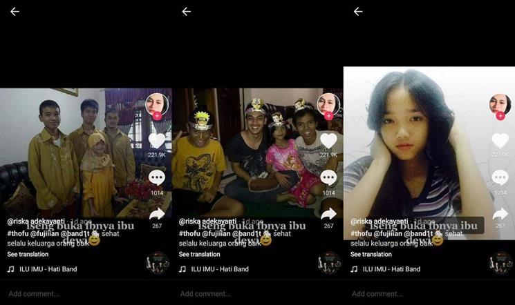 Postingan lawas Facebook ibu Bibi Ardiansyah. (TikTok/@riskaaaaaaa125)