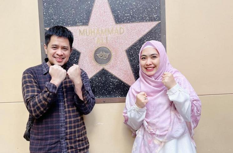 Potret Oki Setiana Dewi di Los Angeles (instagram/@okisetianadewi)