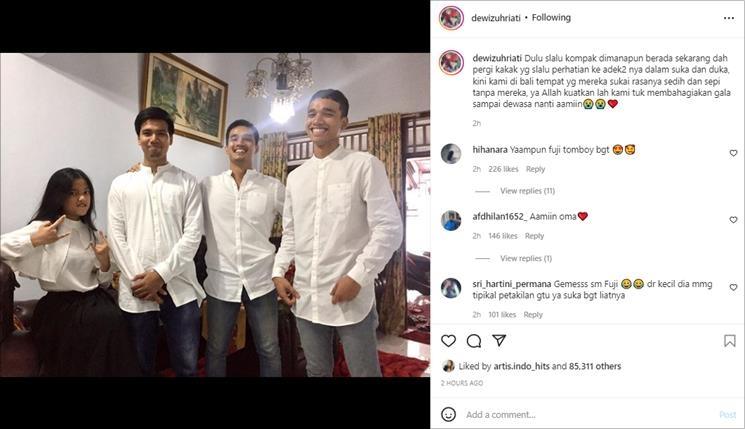 Curhatan ibu Bibi Ardiansyah ketika liburan di Bali. (Instagram/@dewizuhriati)