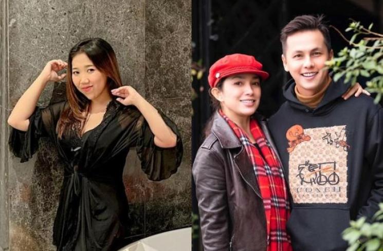 Kiky Saputri (kiri) - Ussy Sulistiawaty dan Andhika Pratama. (Instagram)