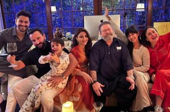 5 Momen Tahun Baru Seleb Bollywood, Keluarga Kareena Kapoor Seru!