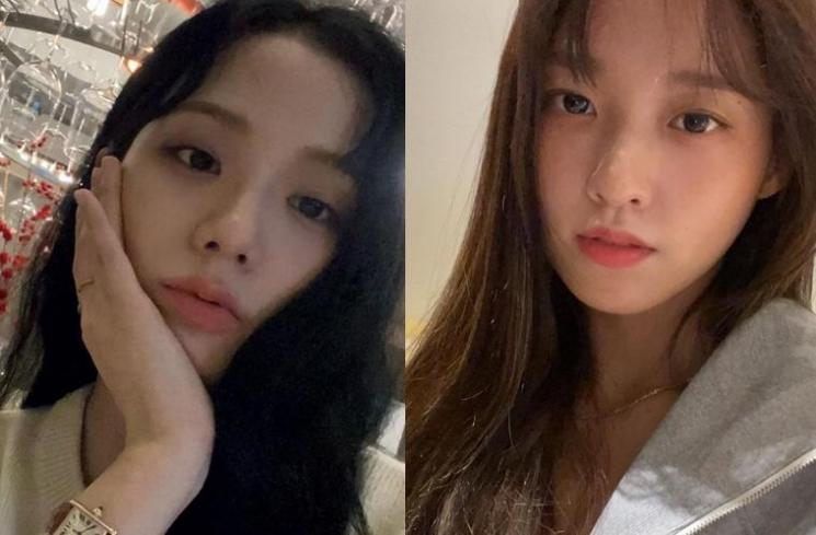 Adu gaya Jisoo Blackpink dan Seolhyun AOA (Instagram/@sooyaaa__/@sh_9513)