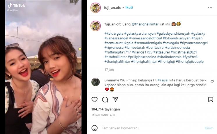  Momen Fuji dan Chandrika Chika di Bali (instagram/@chndrika_/@fuji_an)