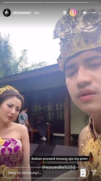 Potret Mesra Zikri Daulay dan Ayu Aulia. (Instagram/@zikridaulay1)