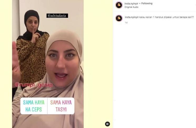 Tasyi Athasyia dan kakaknya. (Instagram/@tasyiiathasyia)