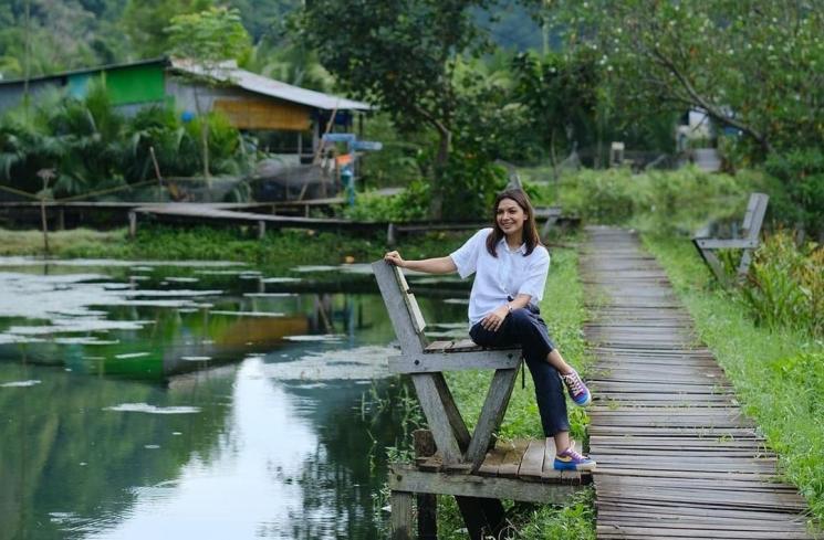 Potret Najwa Shihab Pulang Kampung (Instagram/@najwashihab)