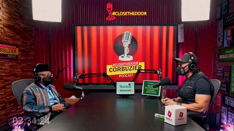 Ma'ruf Amin datang ke podcast Deddy Corbuzier. (YouTube/Deddy Corbuzier)