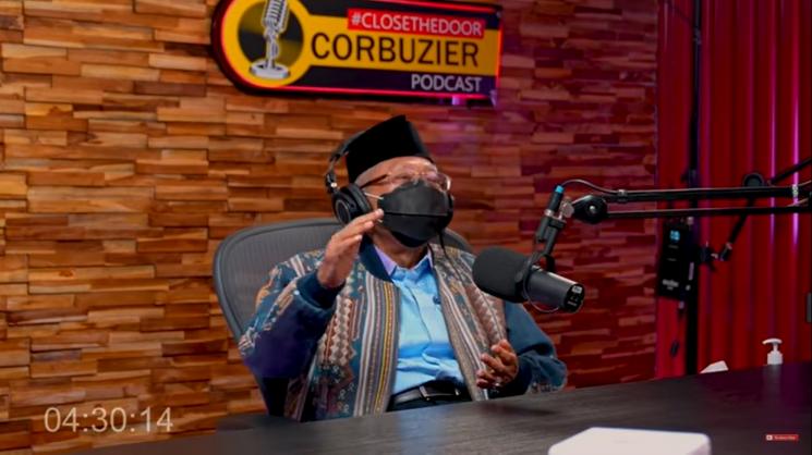 Ma'ruf Amin datang ke podcast Deddy Corbuzier. (YouTube/Deddy Corbuzier)