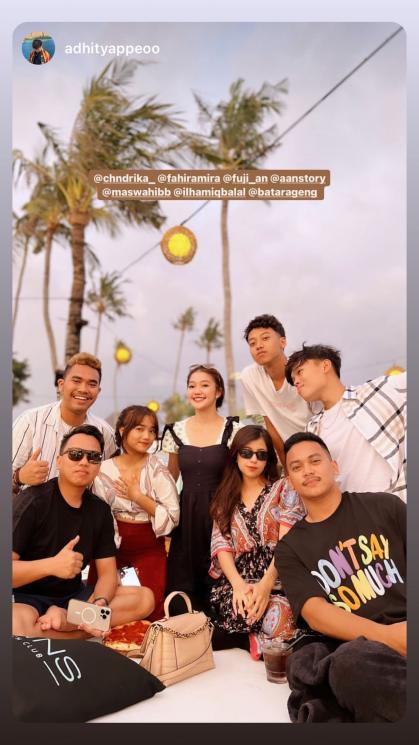  Momen Fuji dan Chandrika Chika di Bali (instagram/@chndrika_/@fuji_an)