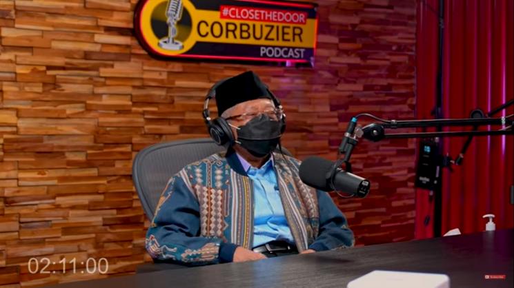 Ma'ruf Amin datang ke podcast Deddy Corbuzier. (YouTube/Deddy Corbuzier)