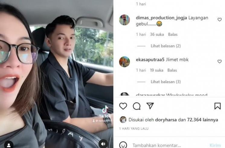 Artis Parodikan Adegan di Layangan Putus (Instagram/@nellakharisma)