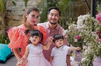10 Potret Zayn dan Zunaira, Anak Kembar Syahnaz yang Ultah ke-2 Tahun