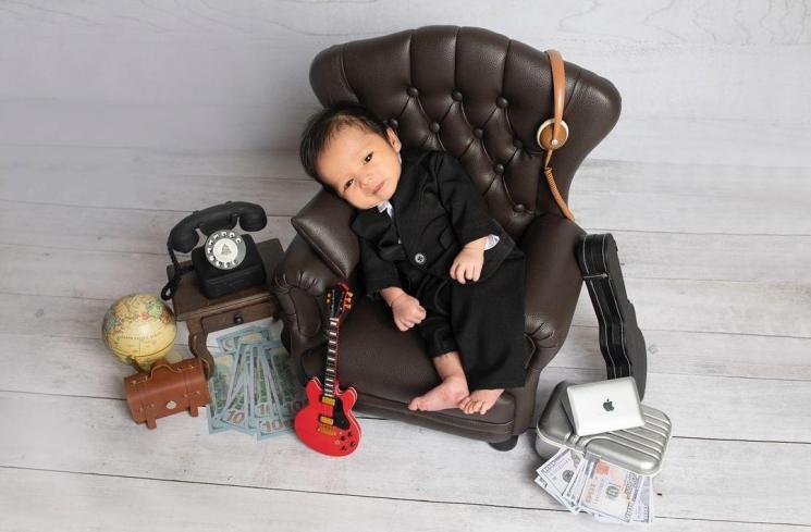 Pemotretan New Born Baby Adzam Anak Sule (instagram/@creatinkmoments)