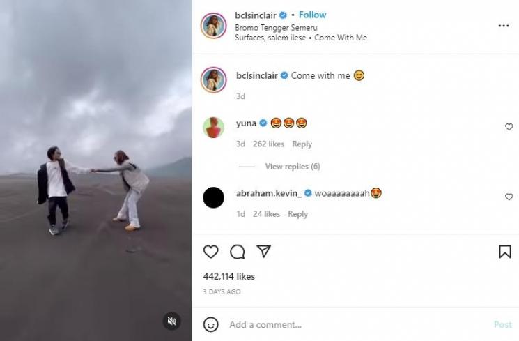 Momen BCL Liburan Bareng Anak di Bromo (instagram/@bclsinclair)