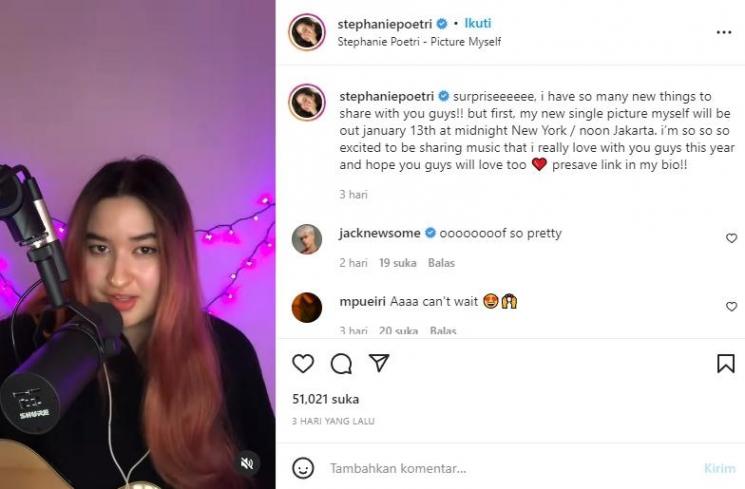 Potret Terbaru Stephanie Poetri Berkarier di Amerika (instagram/@stephaniepoetri)