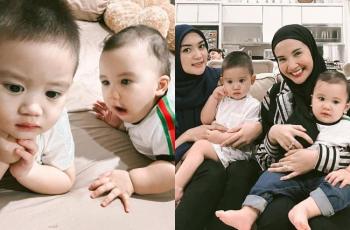 4 Potret Ukkasya dan Athar Main Bareng, Kayak Anak Kembar!