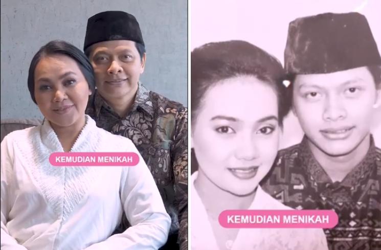 Dewi Gita dan Armand Maulana merayakan ultah pernikahan. (Instagram/dewigita01)