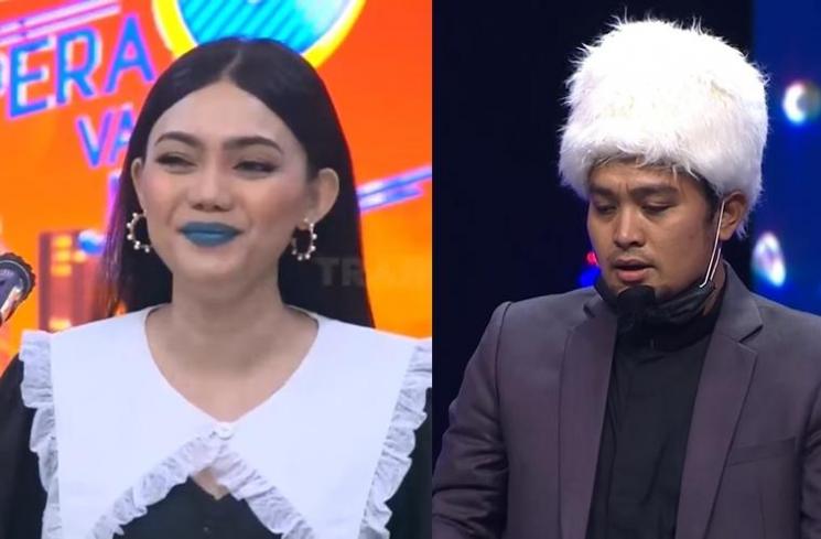 Adu Gaya Rina Nose dan Gilang Dirga Impersonate Artis (YouTube/TRANS7 OFFICIAL/officialgtvid)