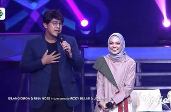 5 Adu Gaya Rina Nose dan Gilang Dirga Impersonate Artis, Sama-sama Mirip