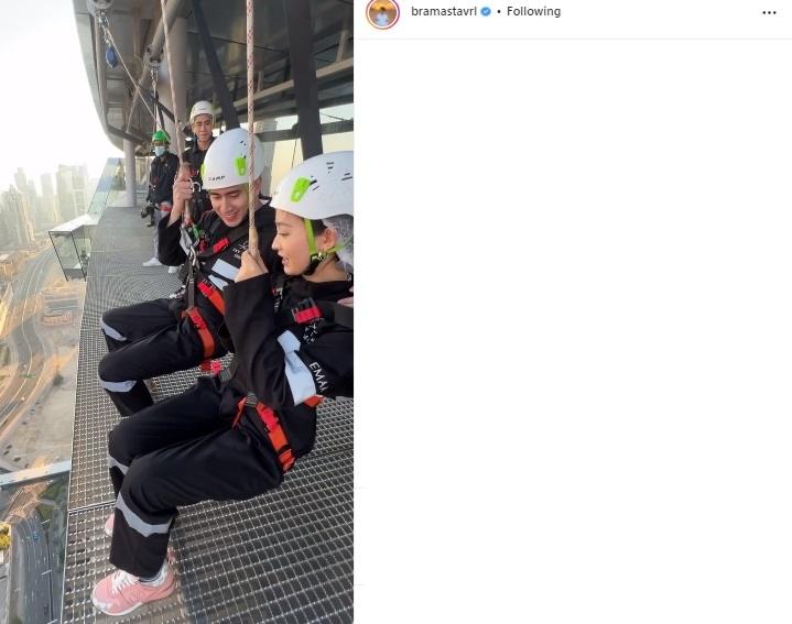 Verrell Bramasta dan Natasha Wilona. (Instagram/@bramastavrl)