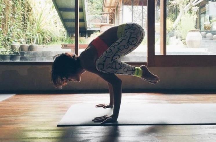 Artis Hobi Yoga. (Instagram/evacelia)