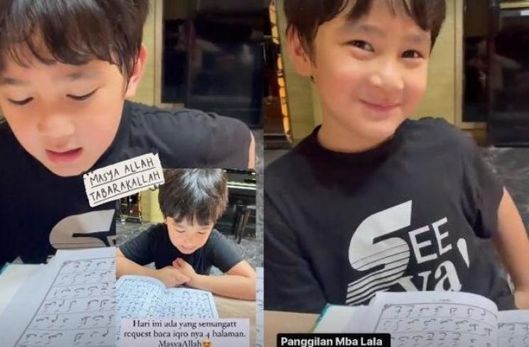 Potret Anak Artis Ngaji (Instagram/@aisyah.putrrii)