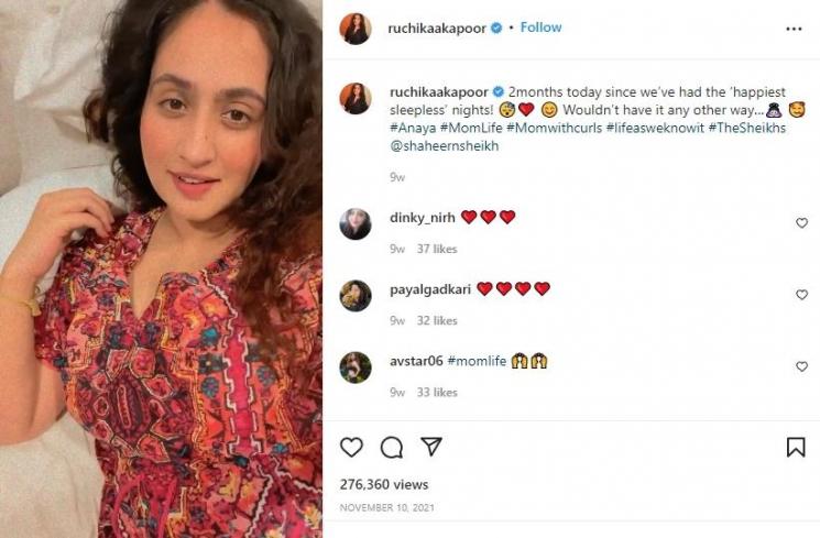 Momen Shaheer Sheikh dan Istri Momong Anak (instagram/@ruchikaakapoor/@shaheernsheikh)