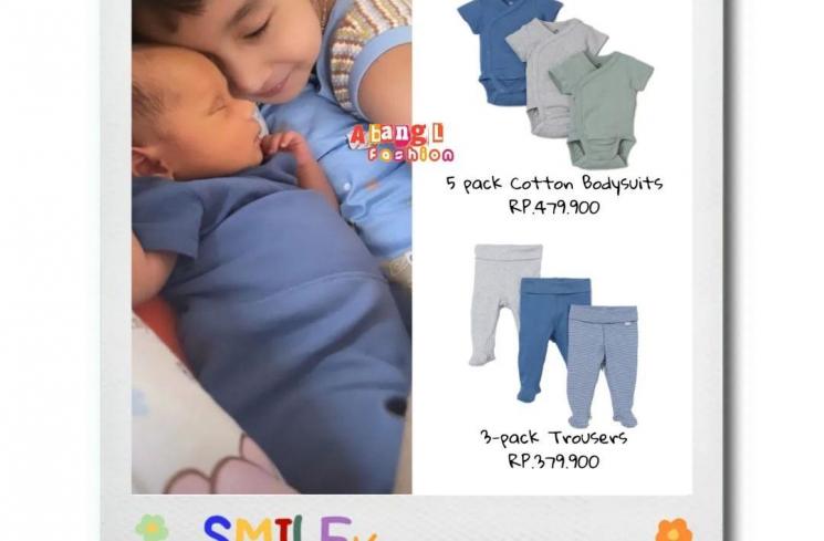 Outfit anak Lesti Kejora dan Rizky Billar (Instagram/@leslaralfatih.fashion)