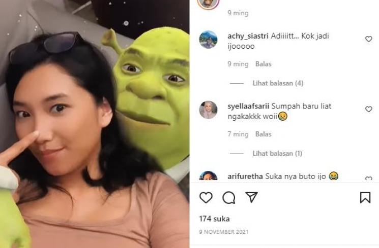Potret pemain Layangan Putus tanpa makeup (Instagram/@lalachoo2005)