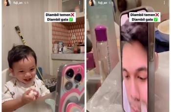 Gala Curi Perhatian Thariq Halilintar saat Video Call, Fuji Cemburu?