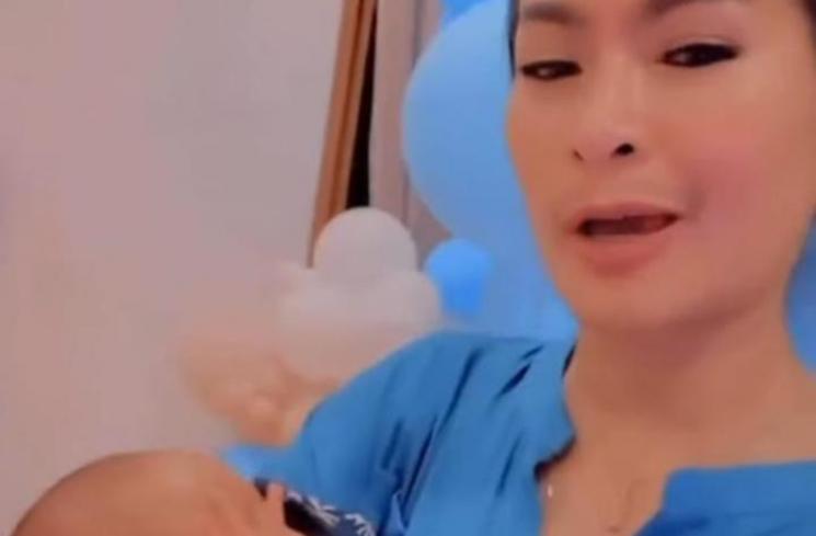 Momen Artis Momong Baby Leslar. (YouTube/ LESLAR TEAM)