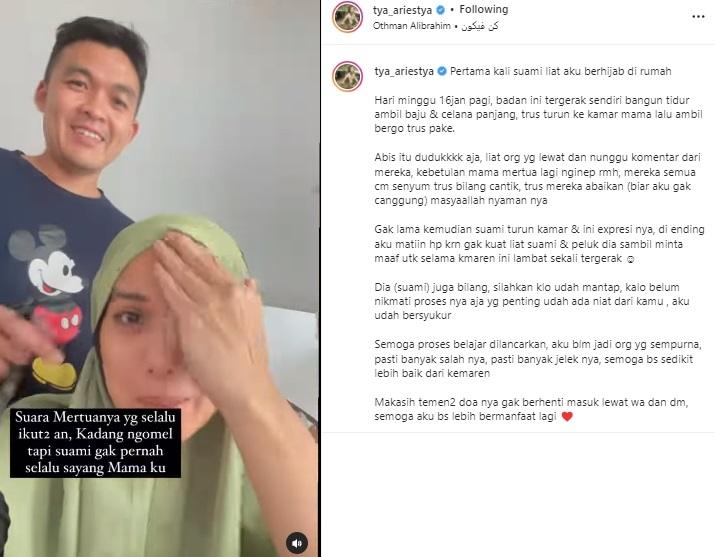 Tya Ariestya berhijab (Instagram/@tya_ariestya)