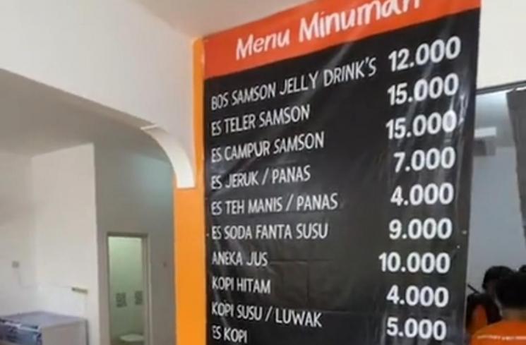 Potret Warung Bakso Vicky Prasetyo (instagram/@baksobossamson)