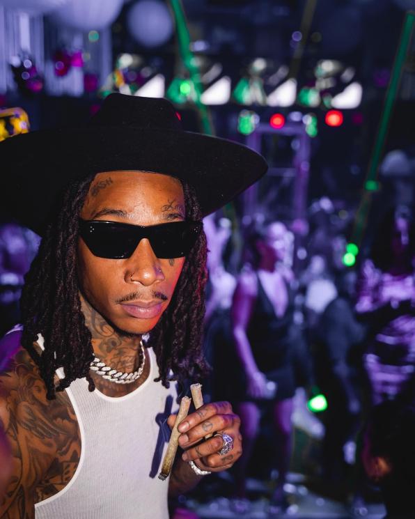 Seleb Hollywood bikin tato di wajah. (Instagram/@wizkhalifa)