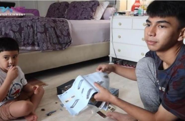 Potret Akrab Rafathar dan Dimas Ahmad. (YouTube/ RANS Entertainment)