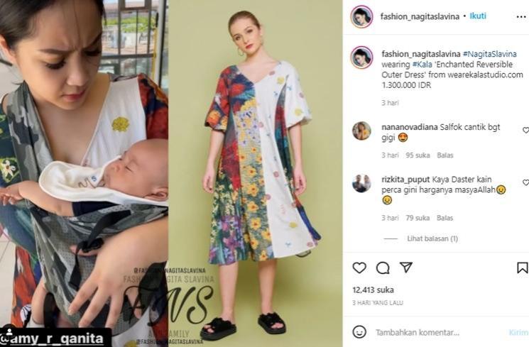 Outfit Mewah Nagita Slavina Liburan di Bali (instagram/@fashion_nagitaslavina)