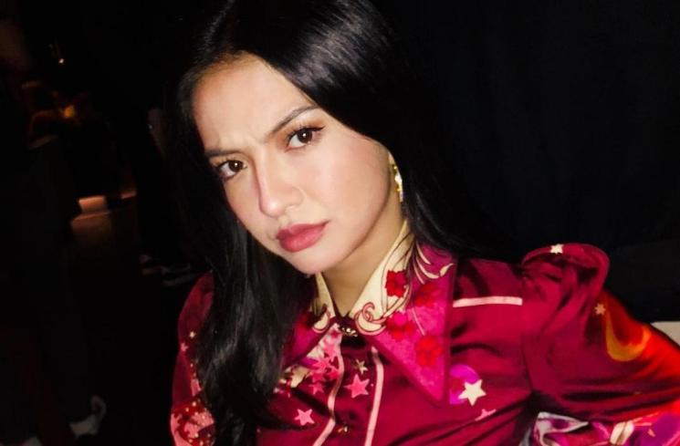Ide outfit Imlek ala artis (Instagram/@ralineshah)
