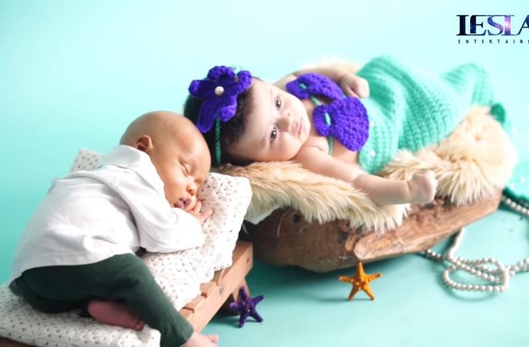 Pemotretan Baby Leslar dan Baby Guzel (YouTube/Leslar Entertainment)
