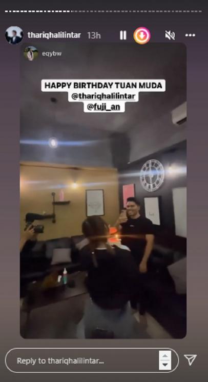 Potret Mesra Thariq Halilintar dan Fuji. Instagram/@thariqhalilintar)