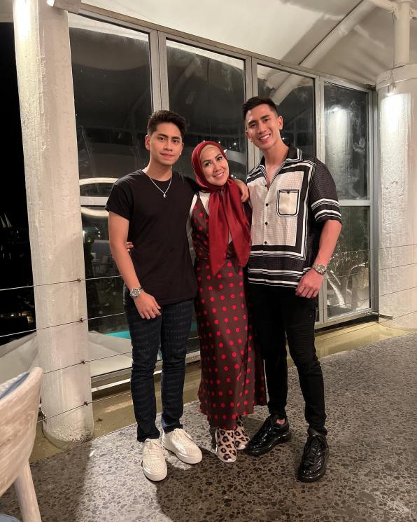 Verrell Bramasta bersama ibu dan adiknya. (Instagram/@bramastavrl)