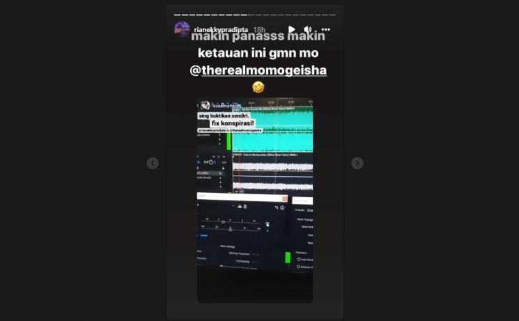 Heboh teori konspirasi Rian D’MASIV dan Momo Geisha adalah 1 orang yang sama. (TikTok)