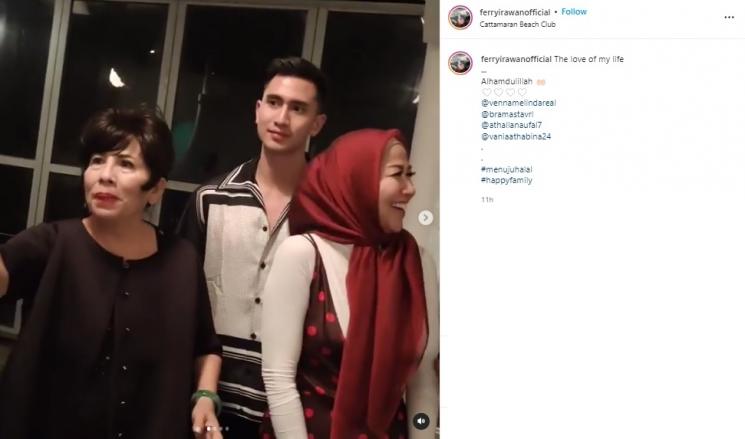 Verrell Bramasta akhirnya bertemu Ferry Irawan. (Instagram/@erryirawanofficial)
