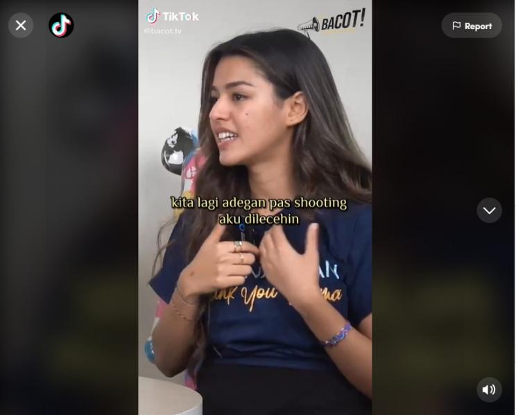Susan Sameh jadi korban pelecehan seksual saat berada di lokasi syuting. (TikTok)