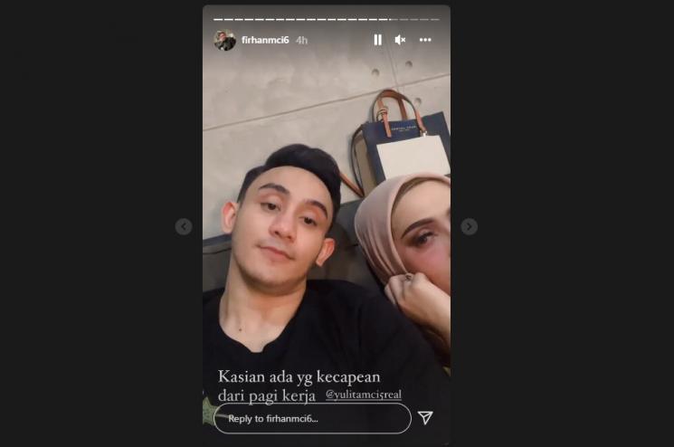 Lita MasterChef dan Firhan Ashari. (Instagram/yulitamci5real)