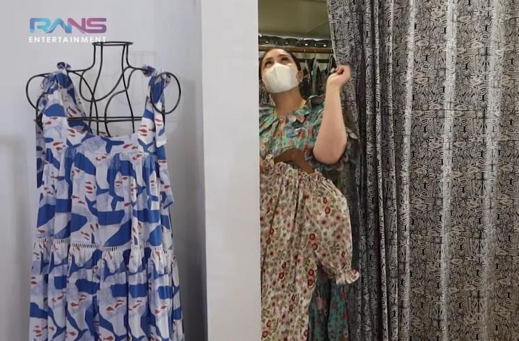 Momen Nagita Slavina belanja baju di Bali (YouTube/Rans Entertainment)