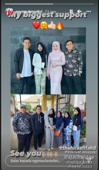 Poret Adiba Khanza dan Egy Maulana Vikri (Instagram/egymaulanavikri)