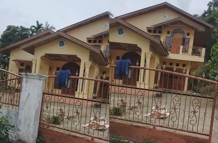 Potret Rumah Haji Faisal di Kampung (tiktok/@kurniawanazrai)