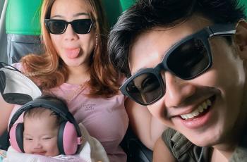 Felicya Angelista Pertama Kali Ajak Baby Bible Naik Pesawat, Ekspresinya Disorot