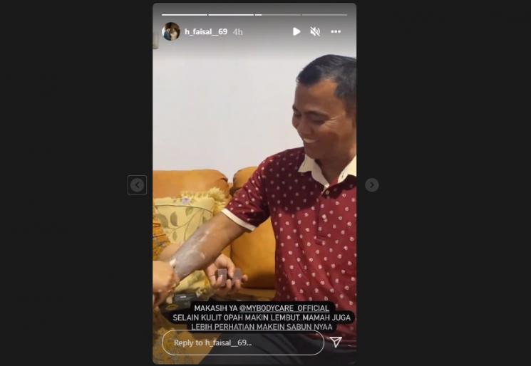 H Faisal melakukan perawatan dengan biaya murah. (Instagram/h_faisal__69)